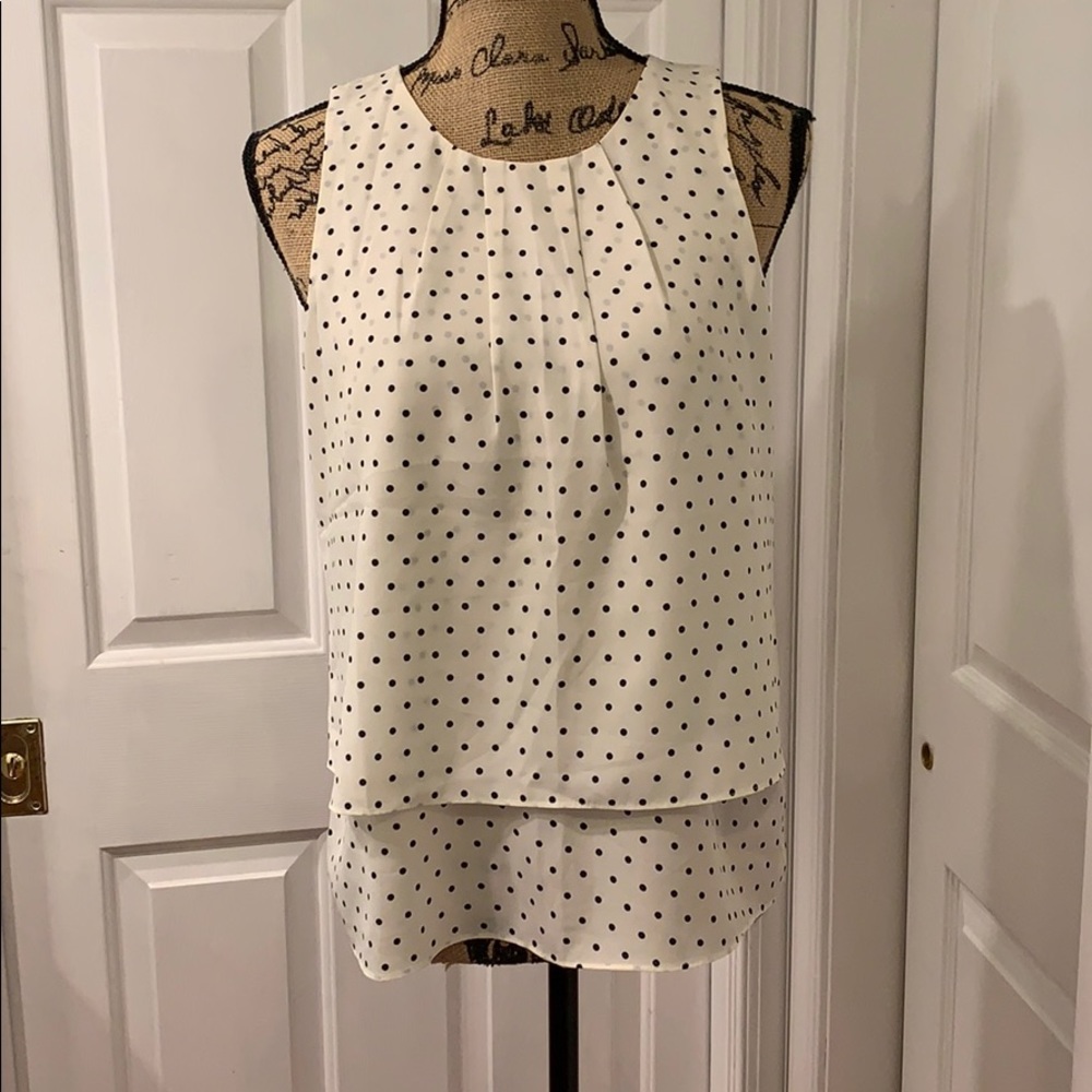 J. Crew Factory Polka Dot Blouse